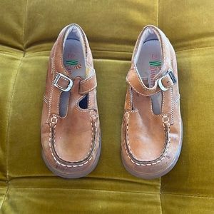 Leather loafers